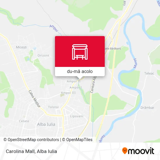 Hartă Carolina Mall