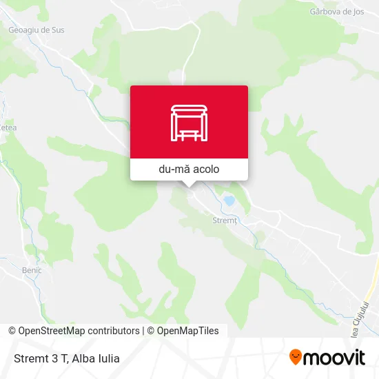 Hartă Stremt 3 T