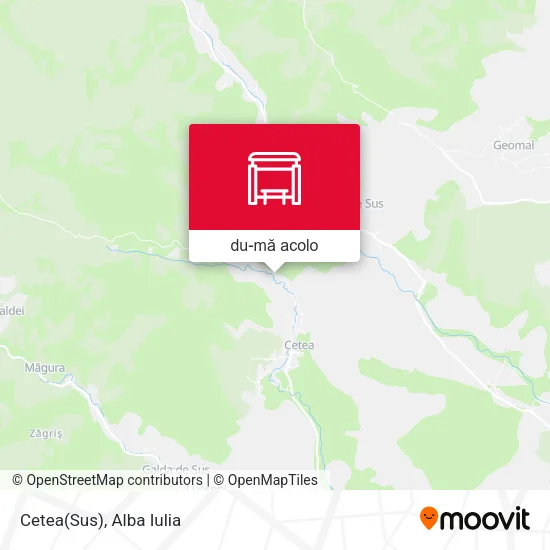 Hartă Cetea(Sus)