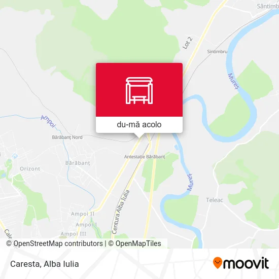 Hartă Caresta