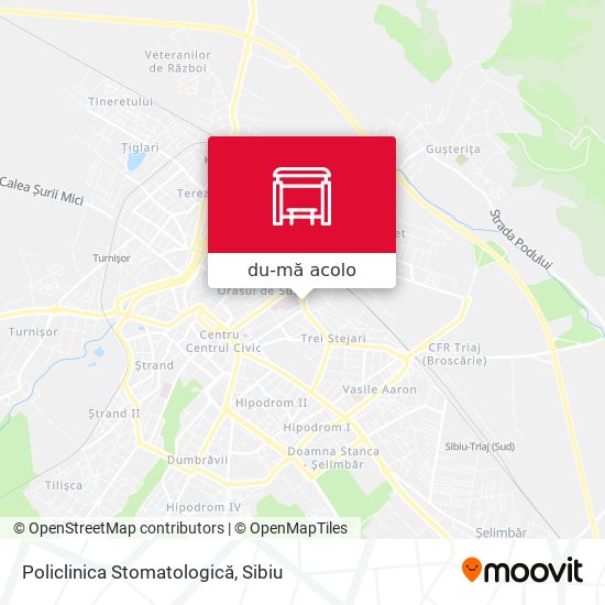 Hartă Policlinica Stomatologică