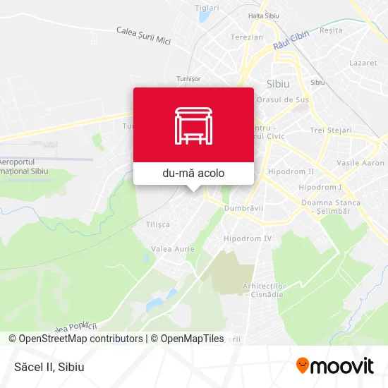 Hartă Săcel II