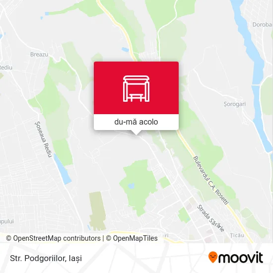 Hartă Str. Podgoriilor