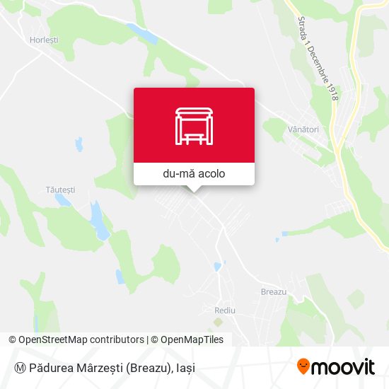 Hartă Ⓜ Pădurea Mârzești (Breazu)