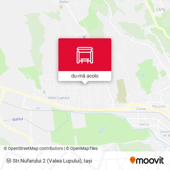 Hartă Ⓜ Str.Nufarului 2 (Valea Lupului)