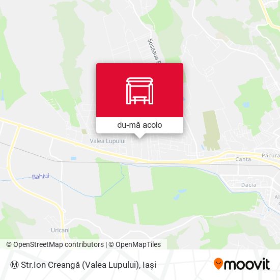 Hartă Ⓜ Str.Ion Creangă (Valea Lupului)