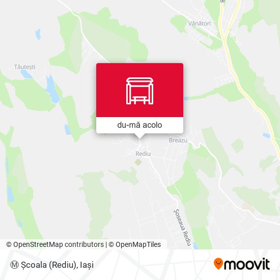 Hartă Ⓜ Şcoala (Rediu)