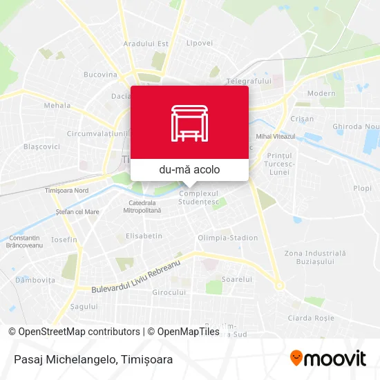 Hartă Pasaj Michelangelo