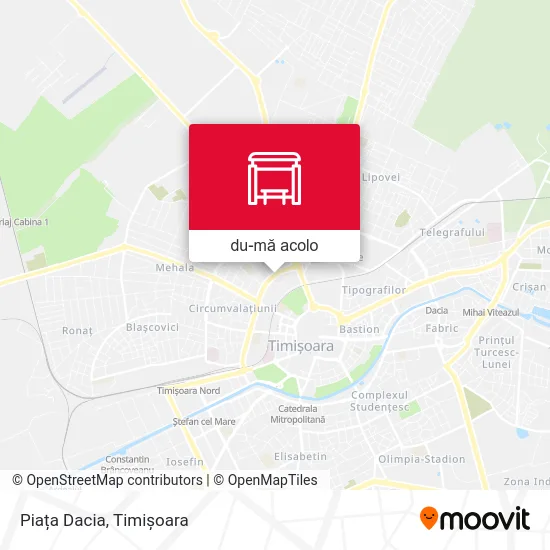 Hartă Piața Dacia