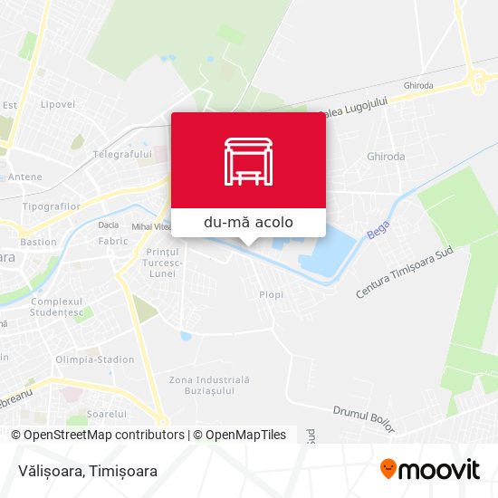 Hartă Vălișoara