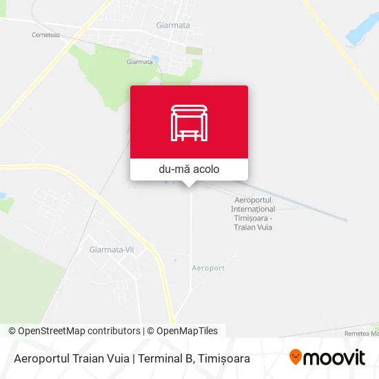 Hartă Aeroportul Traian Vuia | Terminal B