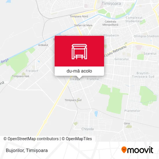 Hartă Bujorilor