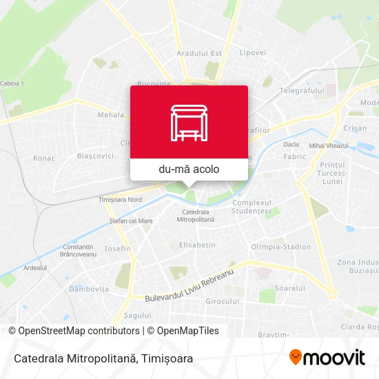 Hartă Catedrala Mitropolitană