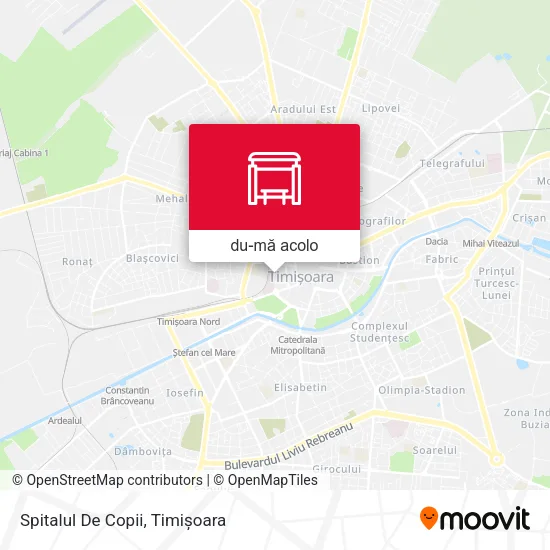 Hartă Spitalul De Copii
