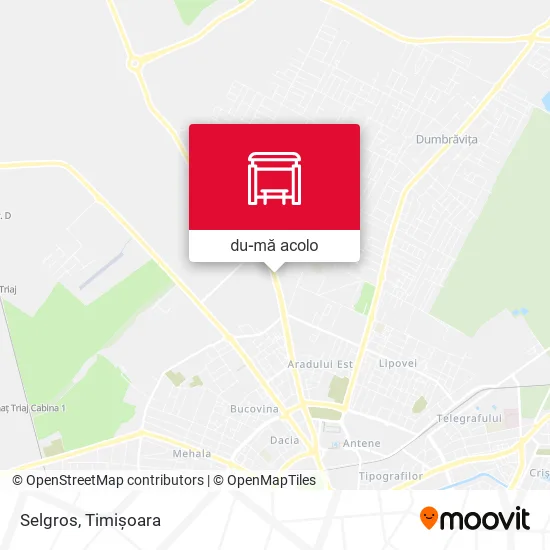 Hartă Selgros