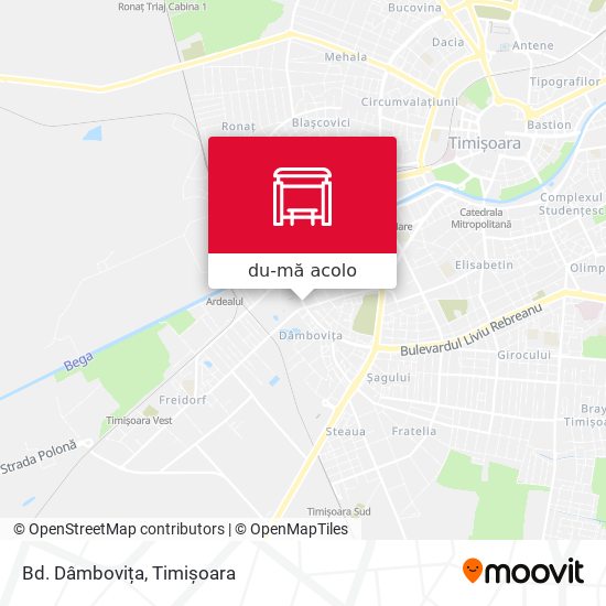 Hartă Bd. Dâmbovița