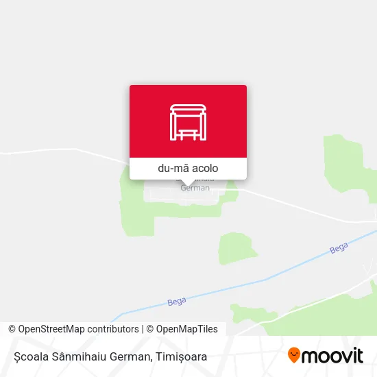 Hartă Școala Sânmihaiu German