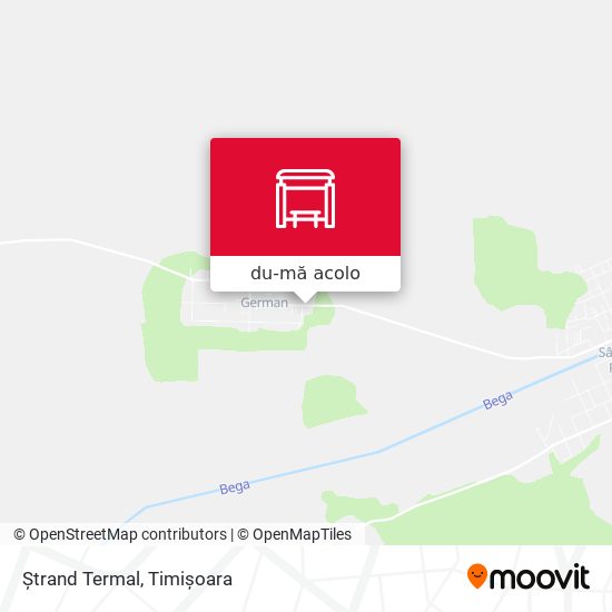 Hartă Ștrand Termal
