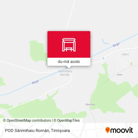 Hartă POD Sânmihaiu Român