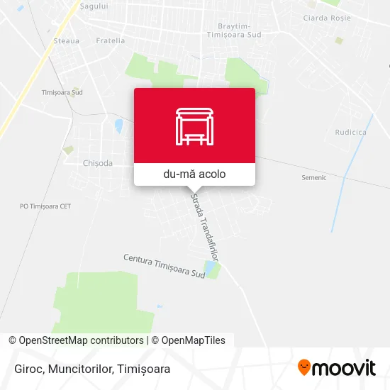 Hartă Giroc, Muncitorilor