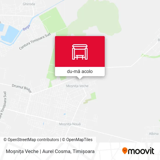 Hartă Moșnița Veche | Aurel Cosma