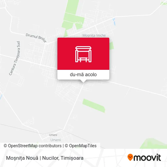 Hartă Moșnița Nouă | Nucilor