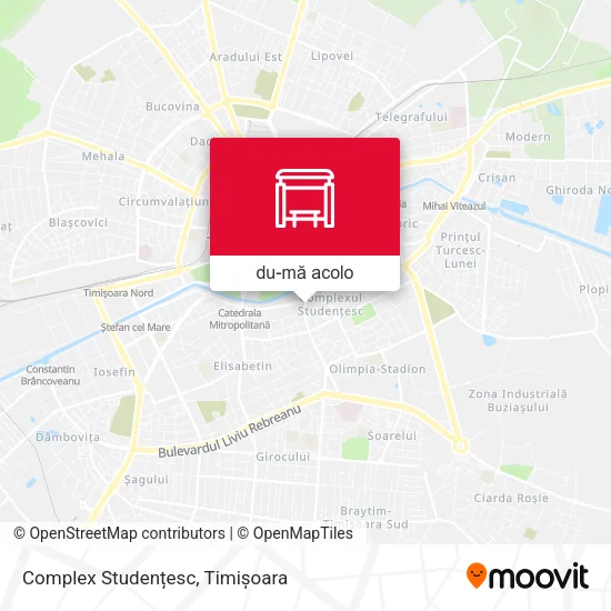 Hartă Complex Studențesc