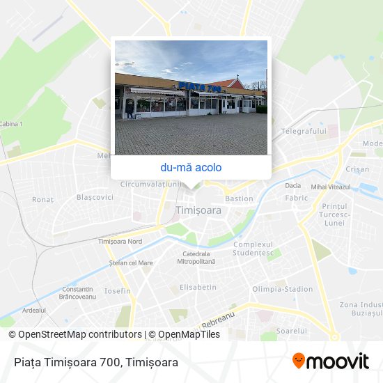 Hartă Piața Timișoara 700