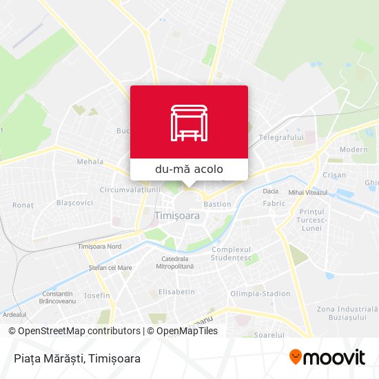 Hartă Piața Mărăști