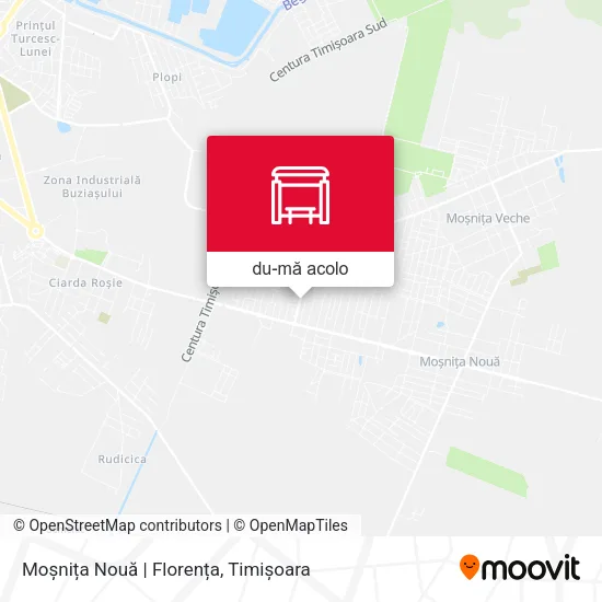 Hartă Moșnița Nouă | Florența