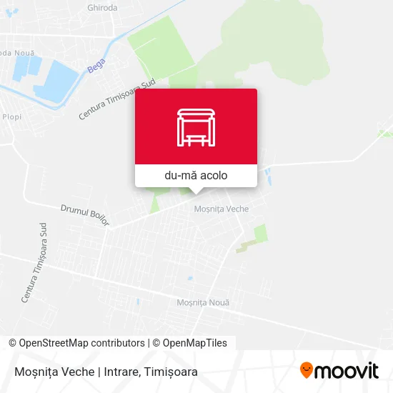 Hartă Moșnița Veche | Intrare
