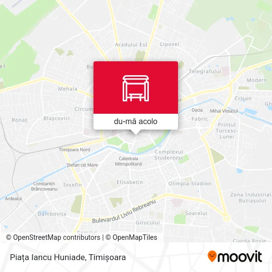 Hartă Piața Iancu Huniade
