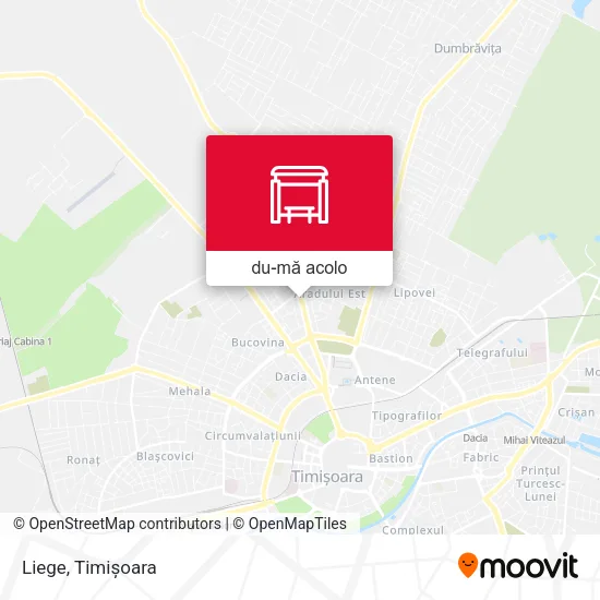 Hartă Liege
