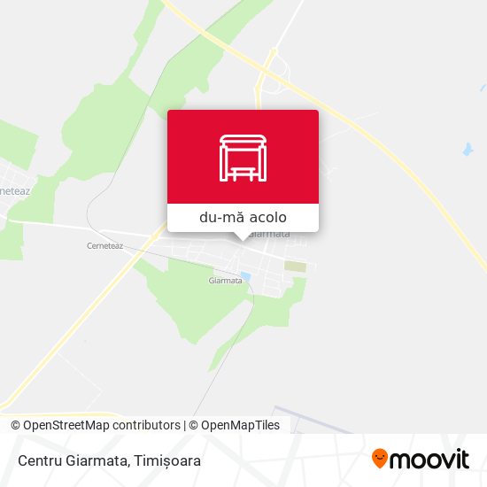 Hartă Centru Giarmata