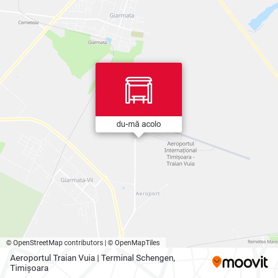 Hartă Aeroportul Traian Vuia | Terminal Schengen
