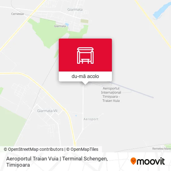 Hartă Aeroportul Traian Vuia | Terminal Schengen