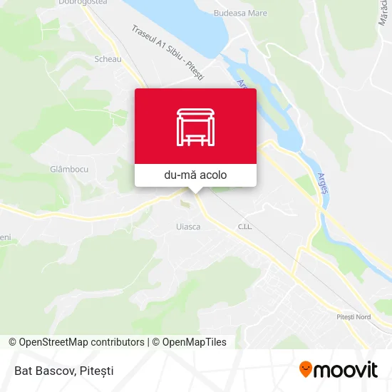 Hartă Bat Bascov