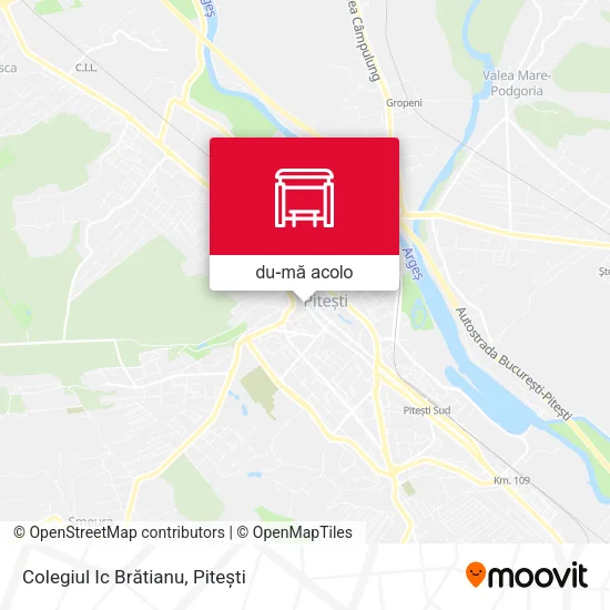 Hartă Colegiul Ic Brătianu