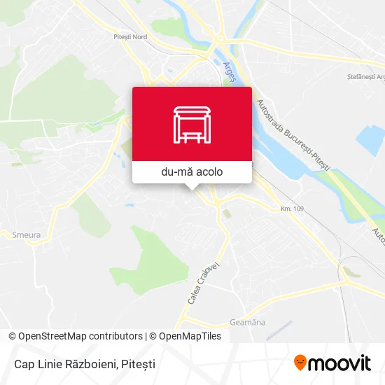 Hartă Cap Linie Războieni