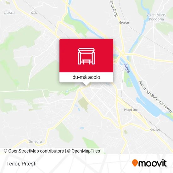 Hartă Teilor