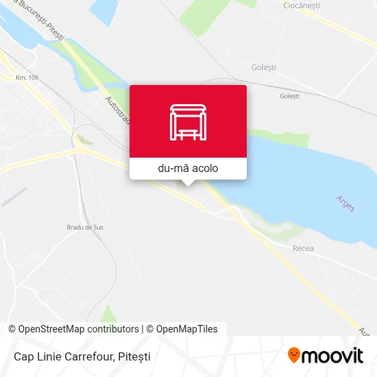 Hartă Cap Linie Carrefour