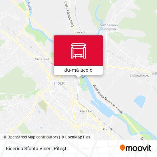Hartă Biserica Sfânta Vineri