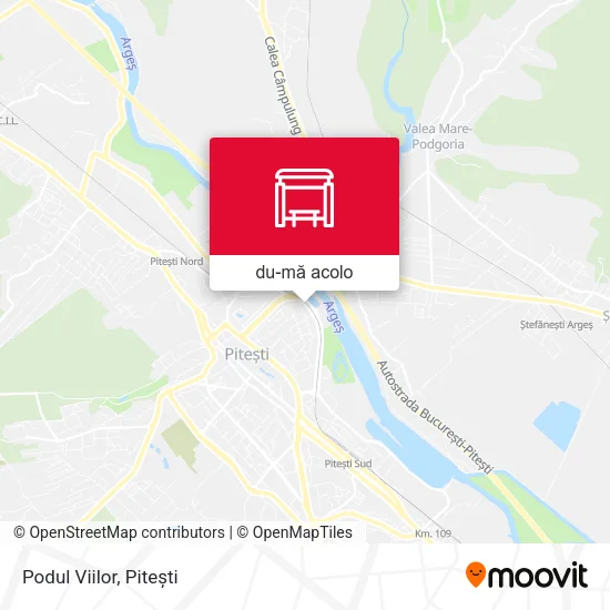 Hartă Podul Viilor