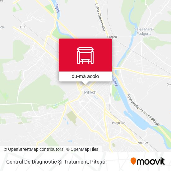 Hartă Centrul De Diagnostic Și Tratament