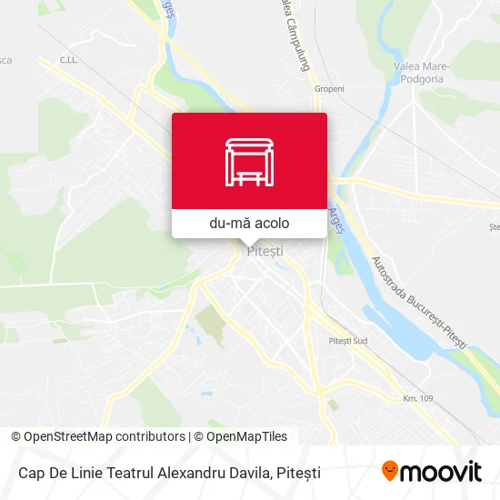 Hartă Cap De Linie Teatrul Alexandru Davila