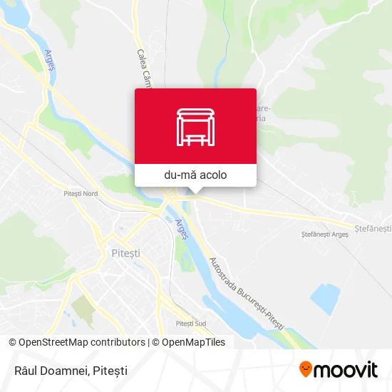 Hartă Râul Doamnei
