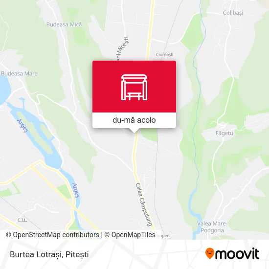 Hartă Burtea Lotrași