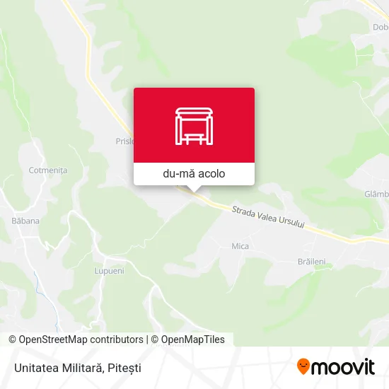 Hartă Unitatea Militară
