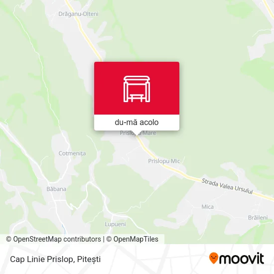 Hartă Cap Linie Prislop