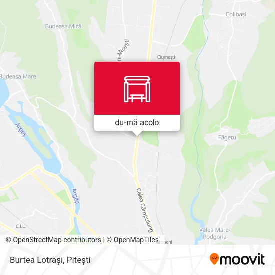 Hartă Burtea Lotrași